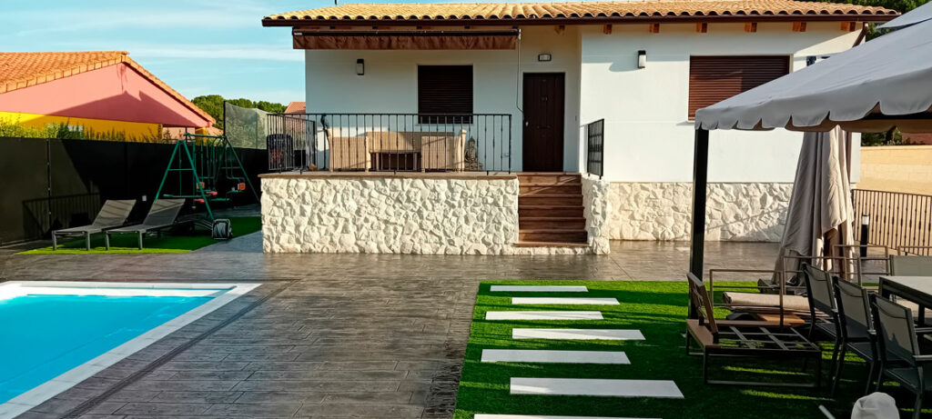 Revestimiento de hormigón impreso para suelos