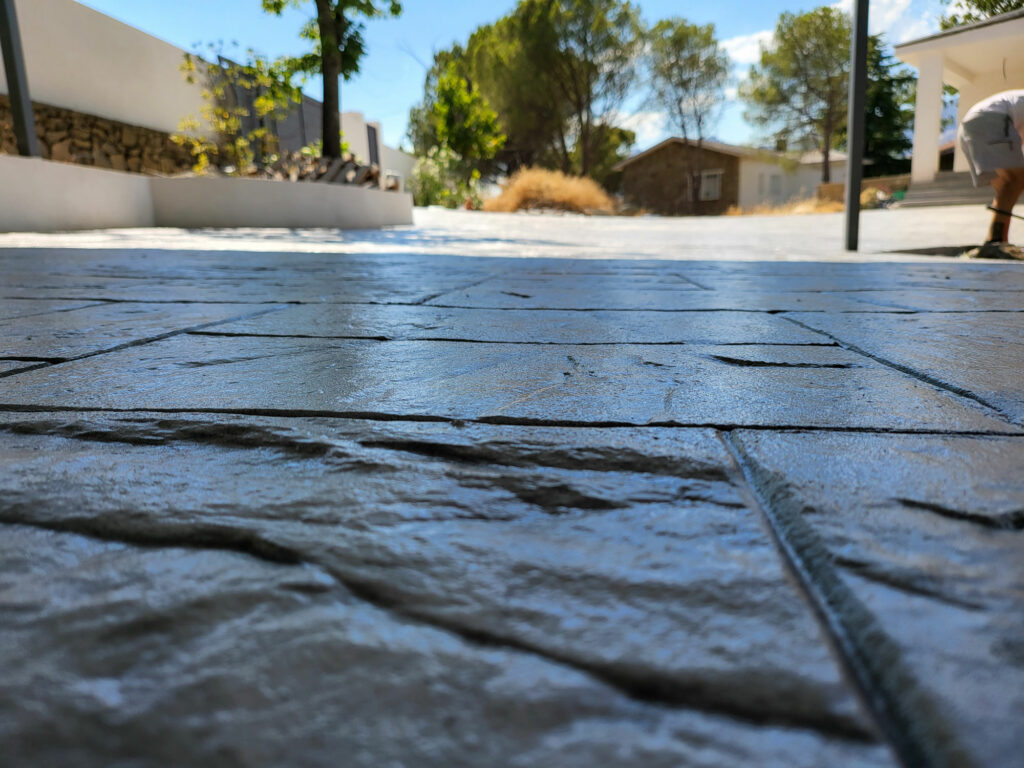 Hormigón impreso en Cercedilla